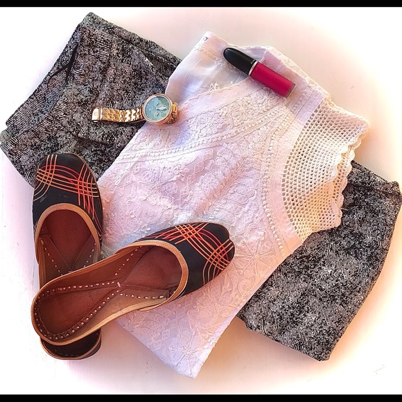 Virsa Fashion Monochrome Shoes - Picture 2 of 7